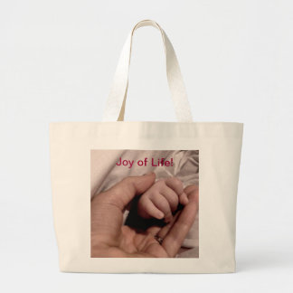 New Mum and Baby - Joy of Life Large Tote Bag