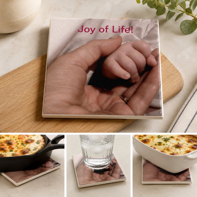 New Mum and Baby Joy of Life Tile (New Mom and Baby Joy of Life Ceramic Tile)