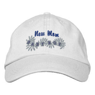 New Mum -Boy Embroidered Hat