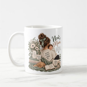 New Mum Club Cosy Motherhood Aesthetic Coffee Mug