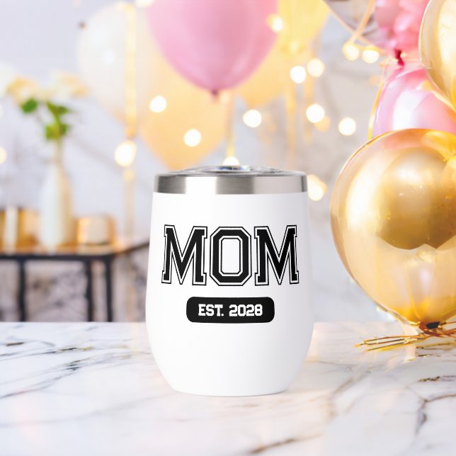 New Mum Custom Date Mum Established (Bachelor Party (Rotated))