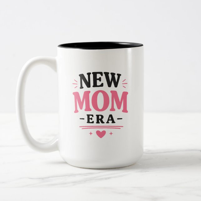 New Mum Era Mug Funny New Mum Gift (Left)