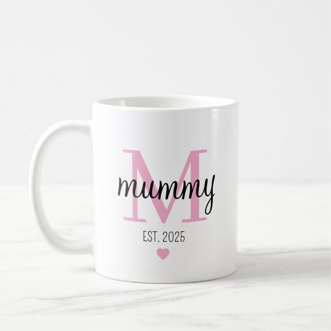 New Mum Gift,New Dad Gift,Mummy and Daddy Mug Set, (Left)