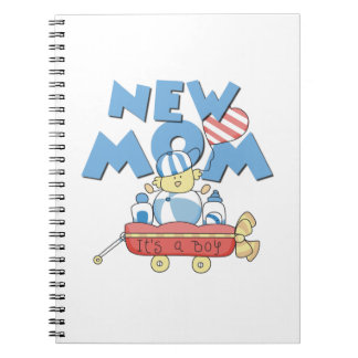 New Mum It's a Boy Gifts Spiral Notebook