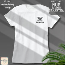 New Mum Personalised Embroidered Shirt