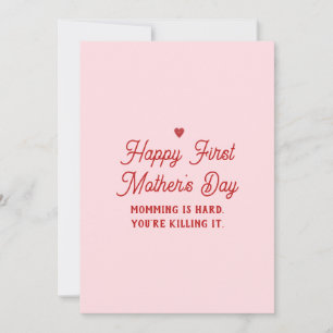 New Mum Printable Happy First Mothers Day Card