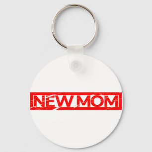 New Mum Stamp Key Ring