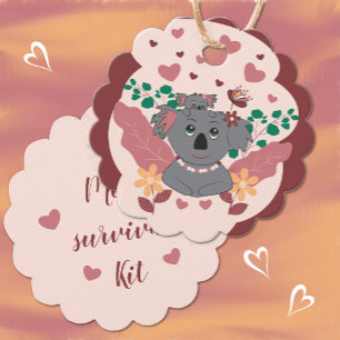 New Mum Sweet Cartoon Koala Favour Tags