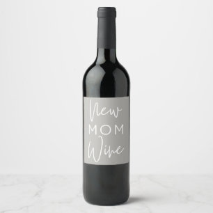 New Mum Wine Label