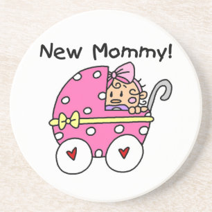 New Mummy Baby Girl Gifts Coaster