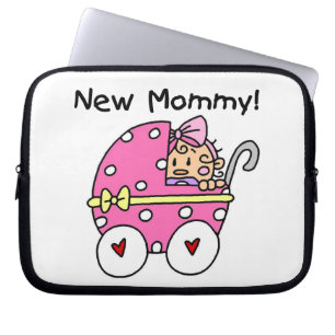 New Mummy Baby Girl Gifts Laptop Sleeve