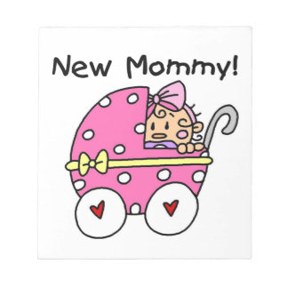 New Mummy Baby Girl Gifts Notepad