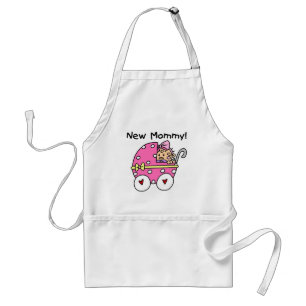 New Mummy Baby Girl Tshirts and Gifts Standard Apron