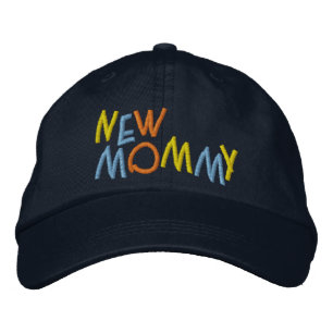 New Mummy Colourful Fun Embroidered Hat