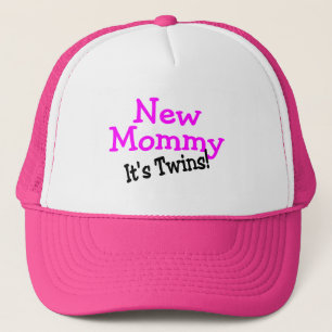 New Mummy Twin Girls Trucker Hat