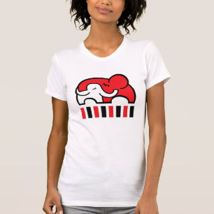 New mum's infant visual elephant hug t-shirt