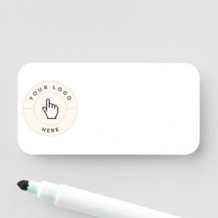 NEW! Name Tag - Dry Erase - 3" X 1.5" Rectangle
