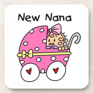 New Nana Baby in Carriage Gifts Coaster