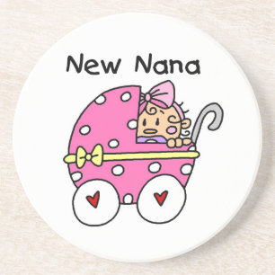 New Nana Baby in Carriage Gifts Coaster