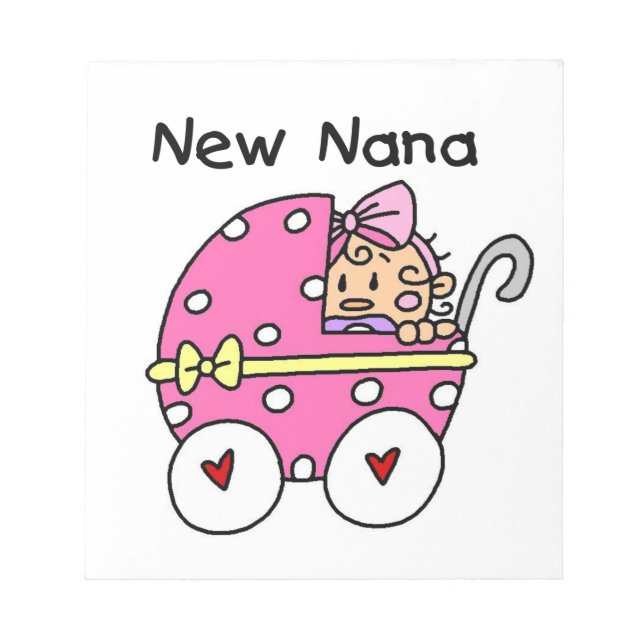 New Nana Baby in Carriage Gifts Notepad (Front)
