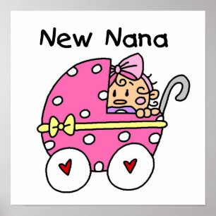 New Nana Baby in Carriage Gifts Poster