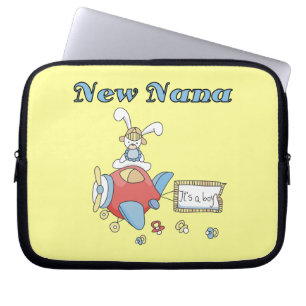 New Nana of Boy Aeroplane Gifts Laptop Sleeve