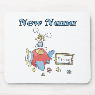 New Nana of Boy-Aeroplane Tshirts and Gifts Mouse Pad