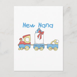 New Nana - Train Tshirts and Gift Postcard