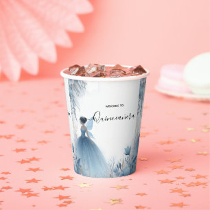 New Nature Tree Witch Enchanted Forest Quinceanera Paper Cups