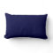 New Navy Blue Solid Lumbar Pillow Gift