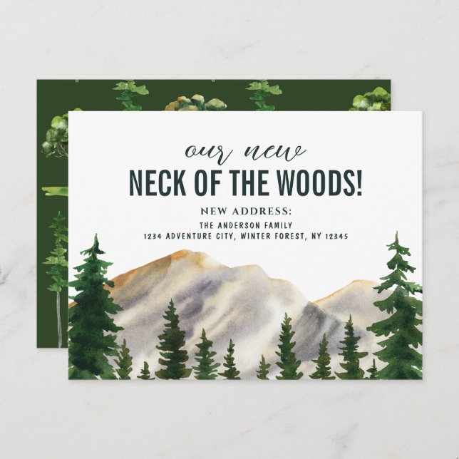 New Neck Of The Woods Mountains Postcard (Front/Back)