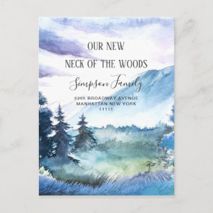 New Neck of the Woods Moving Announcement Postcard