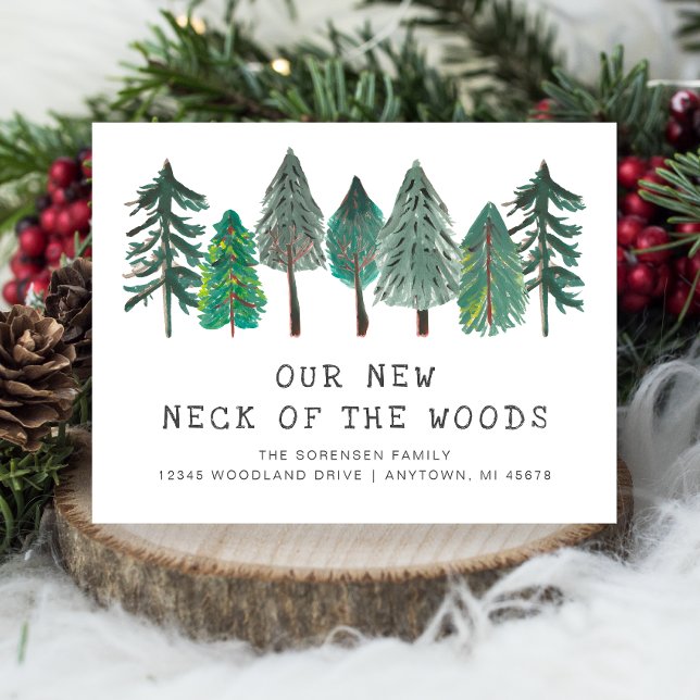 New Neck of the Woods Moving Announcement Postcard (Creator Uploaded)