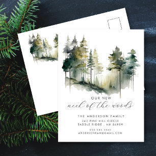 New Neck of the Woods New Address Post Card