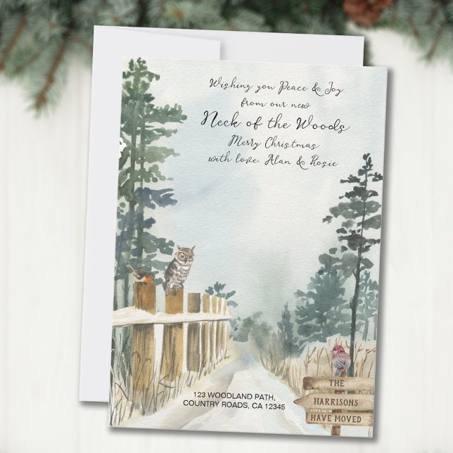 New Neck of the Woods Woodland Path Winter Moving Announcement (Creator Uploaded)