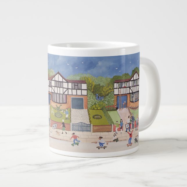 New Neighbourhood Large Coffee Mug (Front Right)