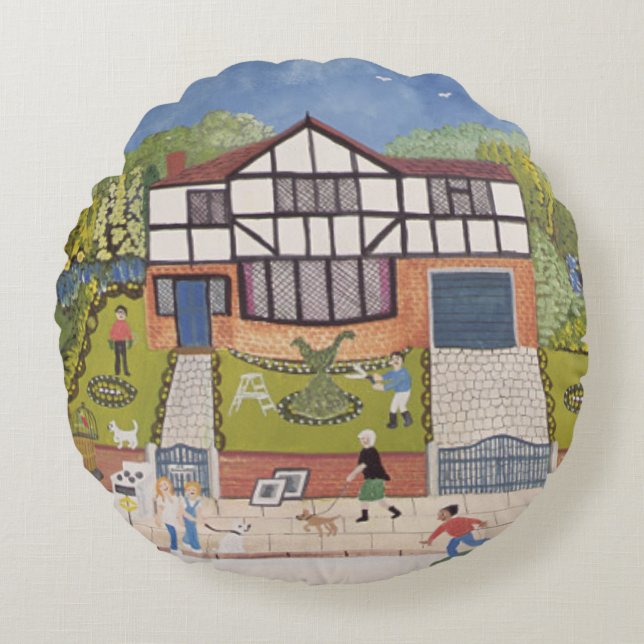 New Neighbourhood Round Cushion (Front)