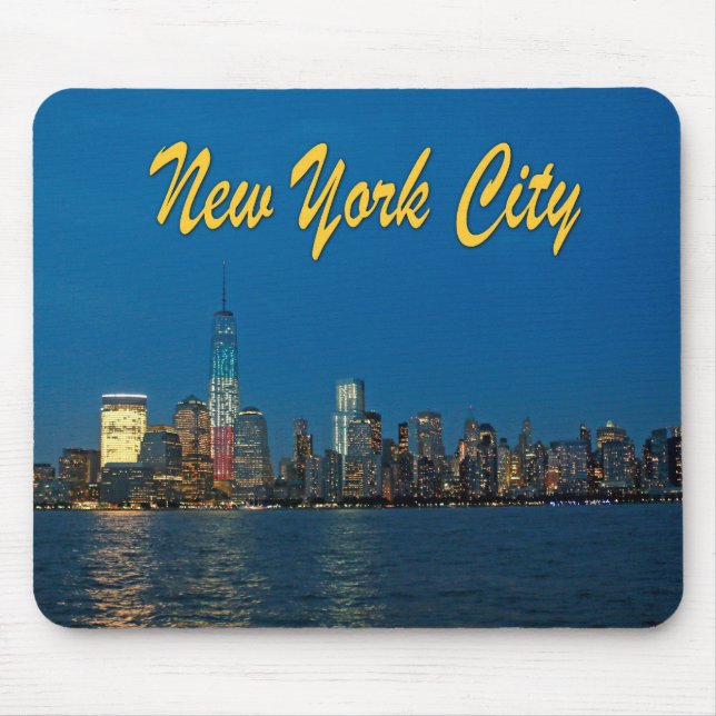 New New York City Lights Mouse Pad (Front)