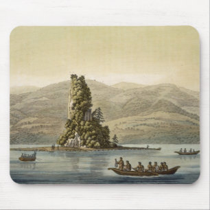 New Norfolk near Vancouver (colour engraving) Mouse Pad