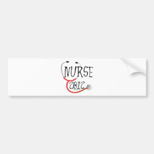 New Nurse Graduation Announcement 2012 Bumper Sticker