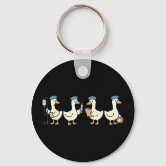 New nurse graduation goose school nursing key ring