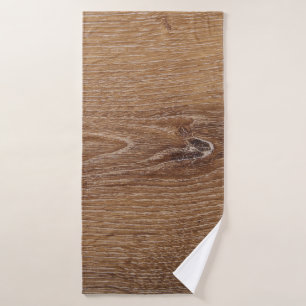 New oak parquet, wood floor texture. background, bath towel