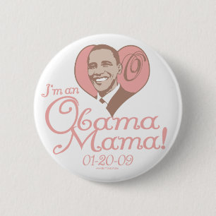 New Obama Mama 2009 Gear 6 Cm Round Badge