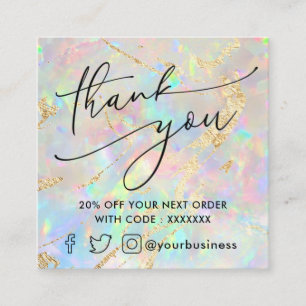 new opal thank you discount card