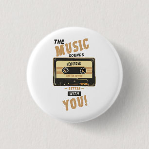 New Order - Cassette Tape 3 Cm Round Badge