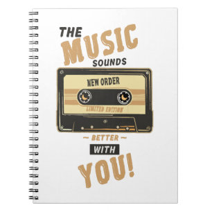 New Order - Cassette Tape Notebook