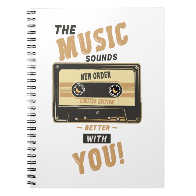 New Order - Cassette Tape Notebook (Front)