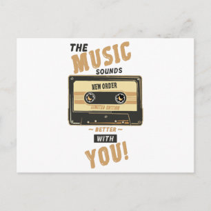 New Order - Cassette Tape Postcard
