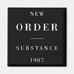 New Order Substance Baseball Magnet