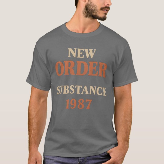 New Order Substance T-Shirt (Front)